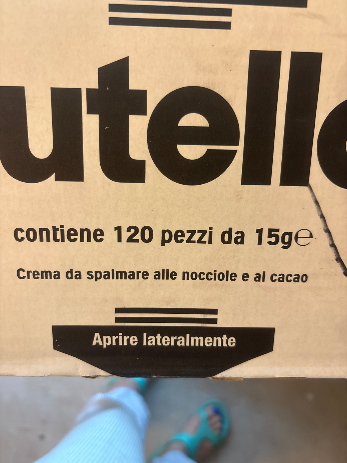 Nutella tiny 15g x 120 in box