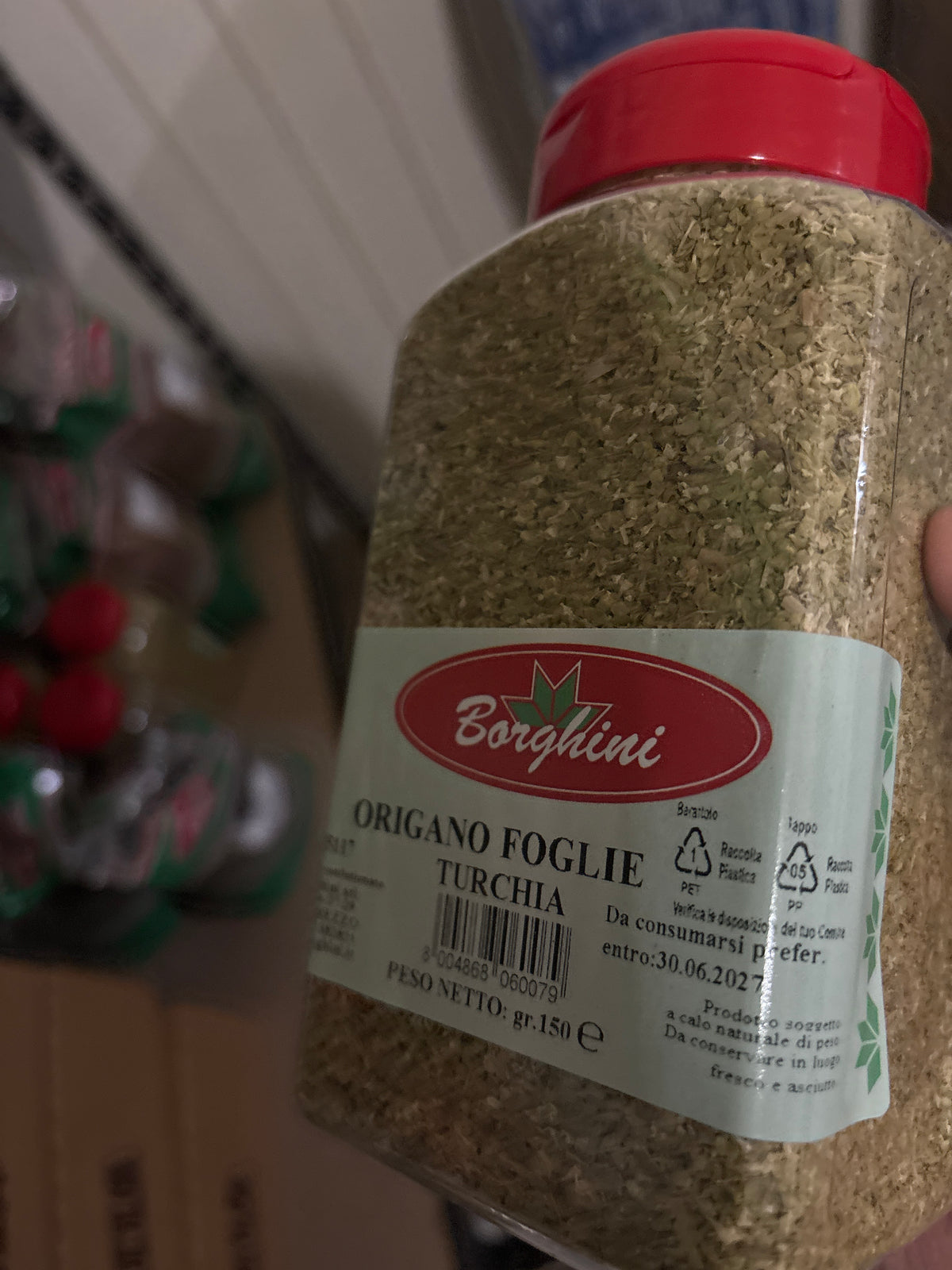 Origano Foglie Turchia Borghini 150 gr