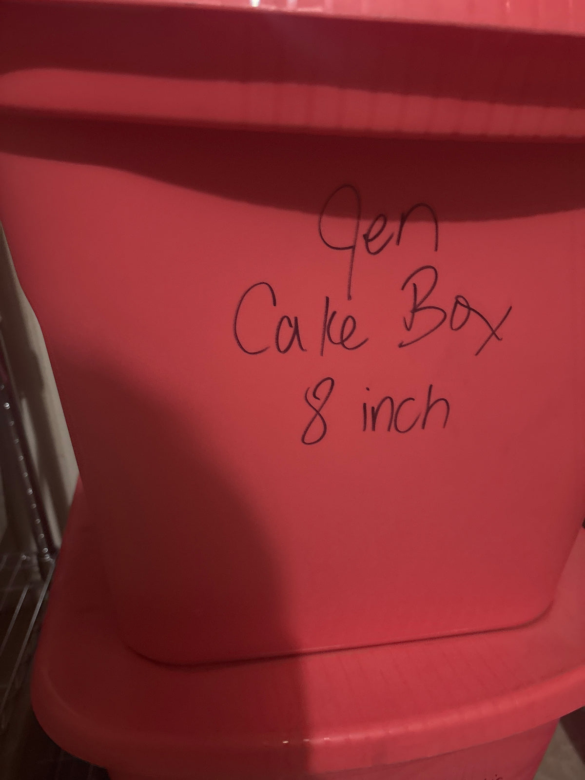 8 inch cake box