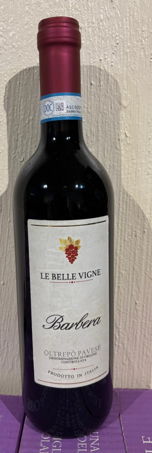 Barbera Oltrepo Pavese DOC RED (LE BELLE VIGNE)