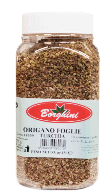 Oregano Tub BORGHINI 150 GR