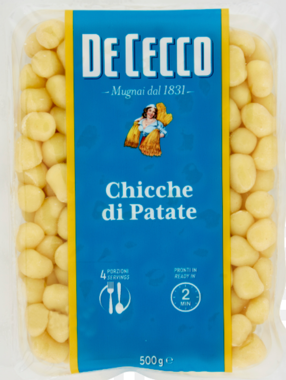 gnocchi Chicche Di Patate (small Gnocchi) 500GR