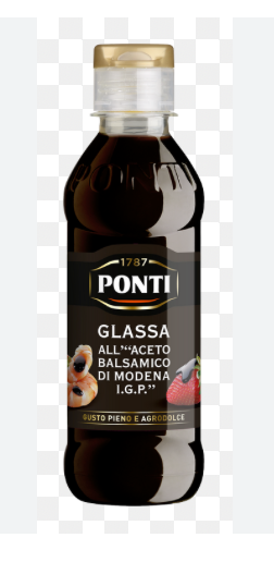 balsamic Ponti Glassa Aceto Balsamico Modena 145 gr