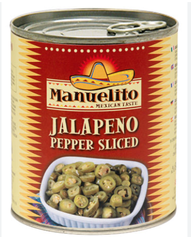 Sliced Jalapeno 780 gr