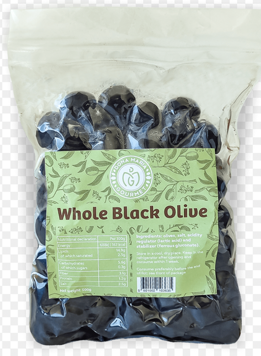 Black Olives in Pack